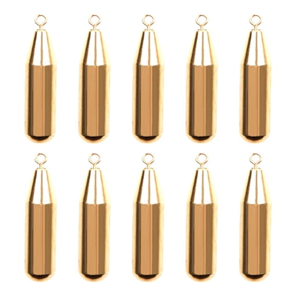 MOMOJIA Rustproof Lure Weight Fishing Tackle Copper Fishing Weight Sinkers