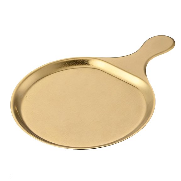 MOMOJIA Rusts Resistant Square Round Serving Tray For Grilled Meat Snacks Camping Dishwasher Safe Smooth Home Kitchens Essential