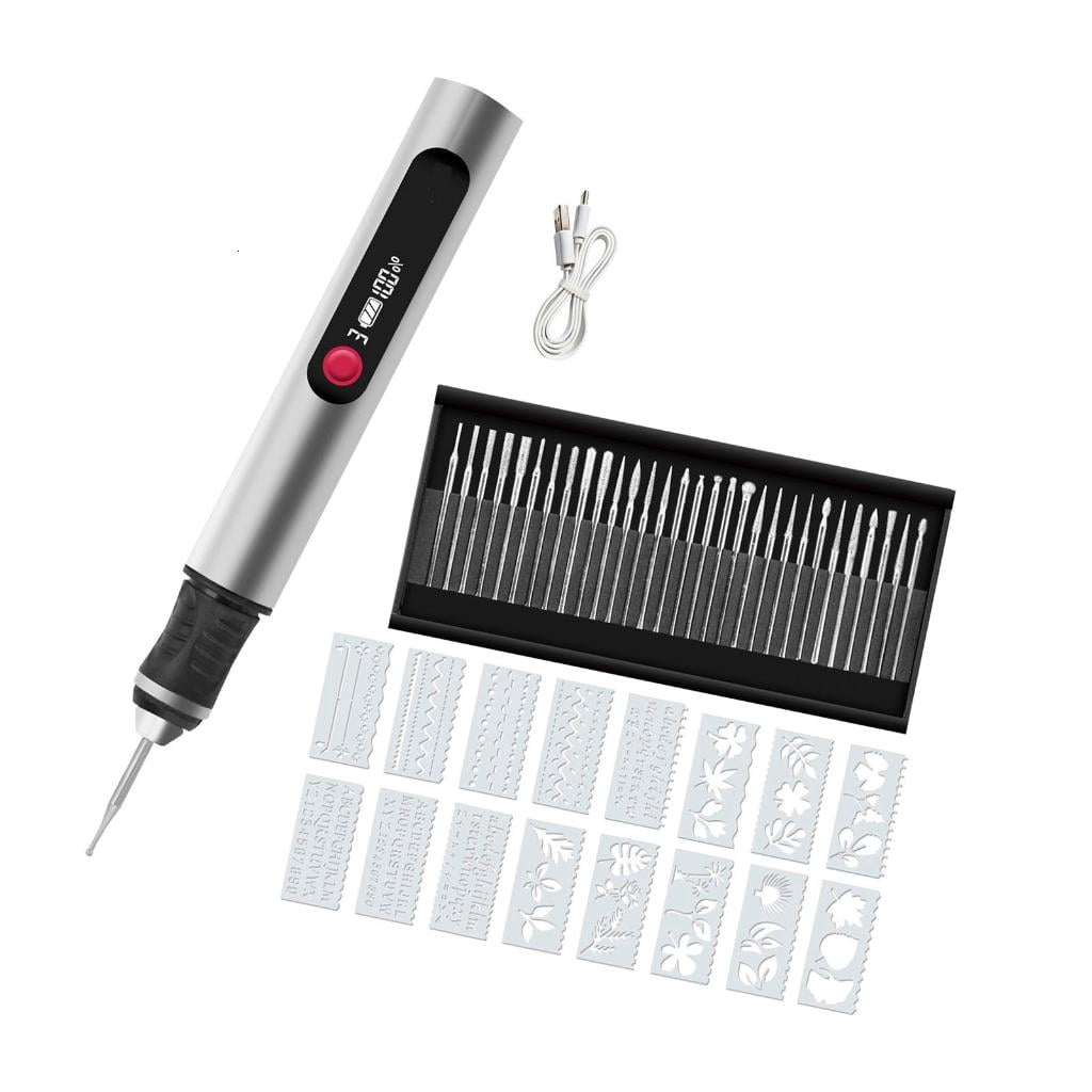 MOMOJIA Safe Engraving Pen Electric Polisher Overheat Protections High Power for Long Use
