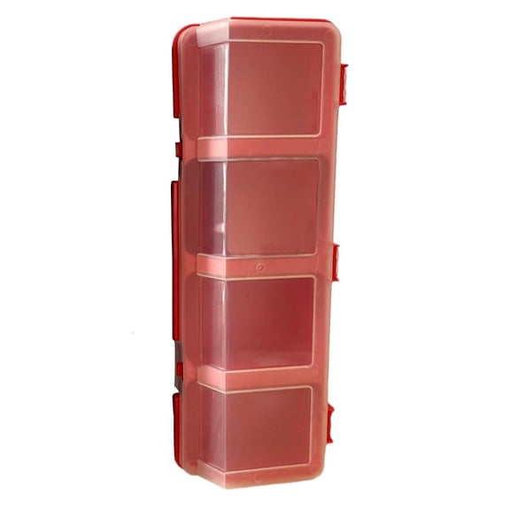 MOMOJIA Screw Storage Bins Multi Compartment Organizer Box For Screws Small Parts Plastic Hardware Jewelry Storage Case