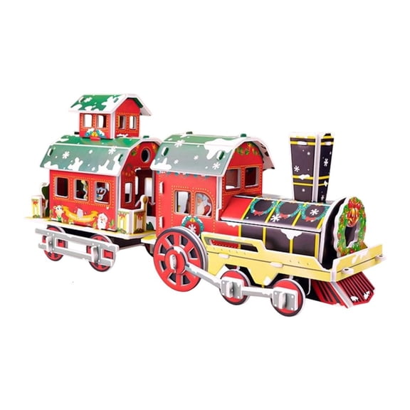 MOMOJIA Seasonal Paper Model Building Set Christmas Craft Project For Family Activities
