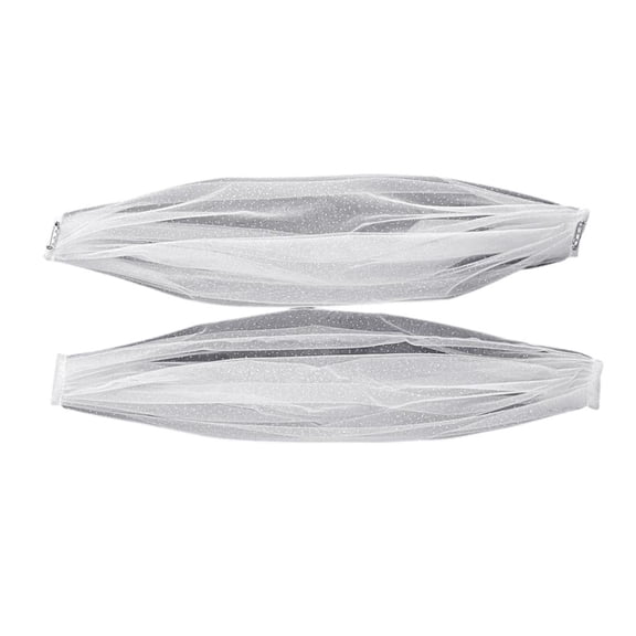 MOMOJIA Short Bridal Face Veils Fascinator Headpiece Tulle With Sliding Clip Classical Wedding Hair Accessory