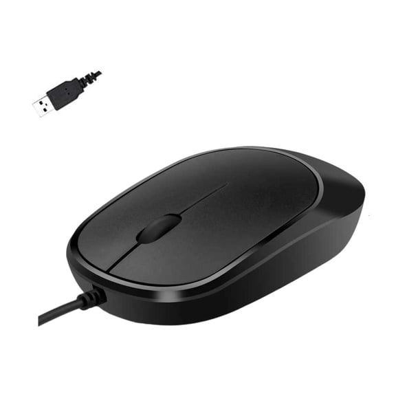 MOMOJIA Silents Wire Opticals Mouse AntiInterference Technology 150cm Cable 1000DPI Precisions For PC Laptop Workstations