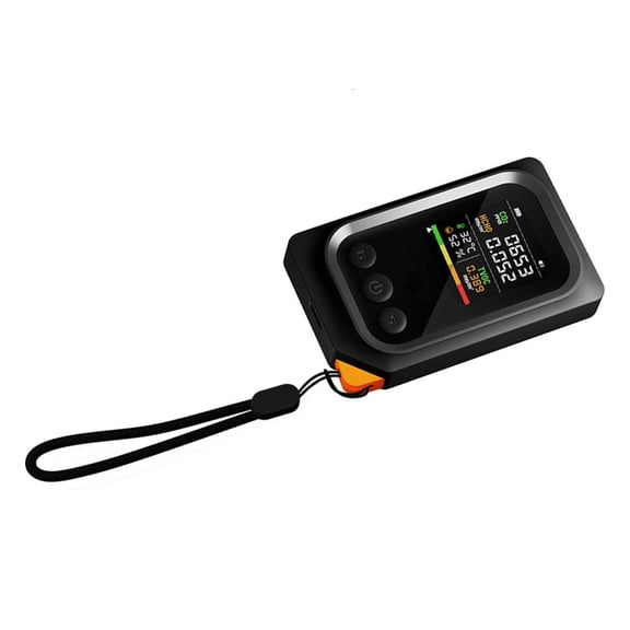 MOMOJIA Small 5 in 1 Formaldehyde Detectors CO2 Meter Temperature Moisture Monitors ABS Air Quality Sensors Suitable for Home Use