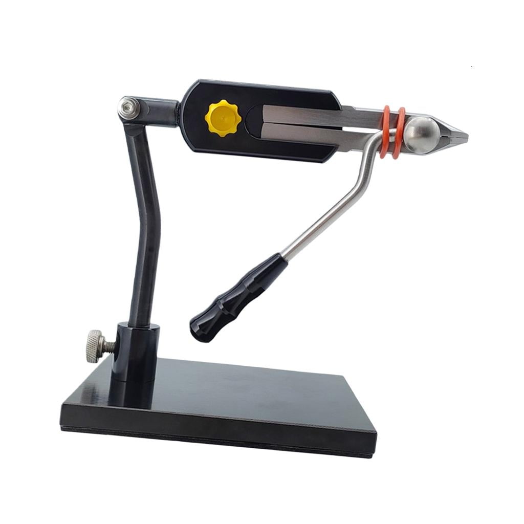 MOMOJIA Small Fly Tying Vises 360 Swivels Function Durability Metal Compacts Fishing Aid