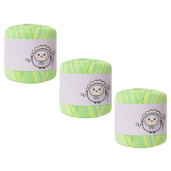 MOMOJIA Soft Cotton Sewing Thread Bundles 3 Rolls For Delicate Lace And Fabric Work