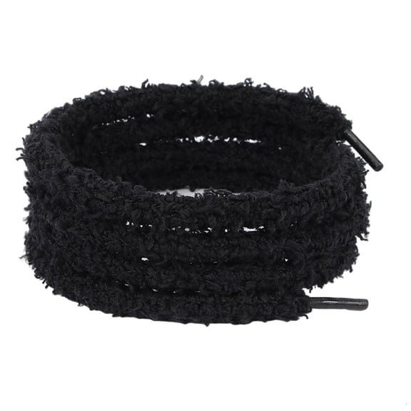 MOMOJIA Soft Plush Polyester Shoe Laces 120cm LongFur--Shoe Lace Trainers Shoelaces
