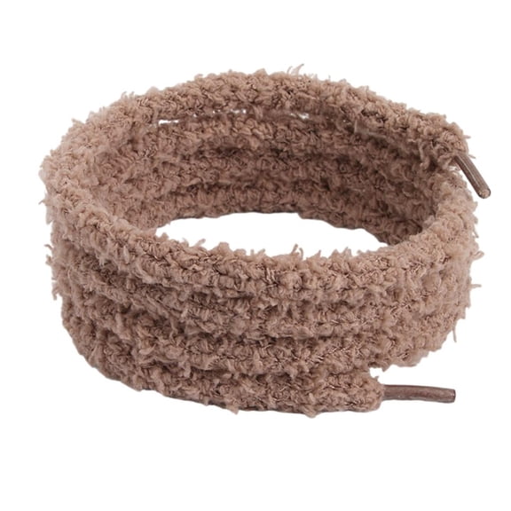 MOMOJIA Soft Plush Polyester Shoe Laces 120cm LongFur--Shoe Lace Trainers Shoelaces
