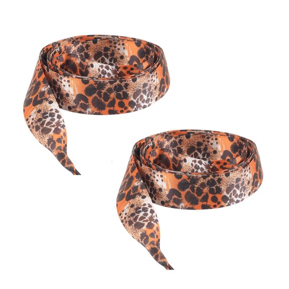 MOMOJIA Soft Polyester Leopard Design Satins Shoe Strings For Women Boots And Sneakers