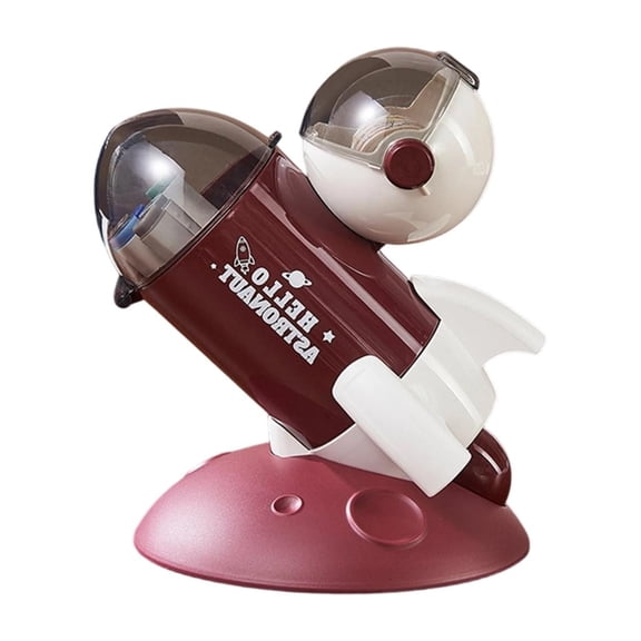 MOMOJIA Space Theme Plastic Pencil Cup Desk Pen Organiser Storage Container Art Marker Organiser Box For Pens Scissors Rulers