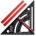 thumbnail image 1 of MOMOJIA Square Rafter Framing Square Layout Tool Aluminium Woodworking Measurement Tool, 1 of 7