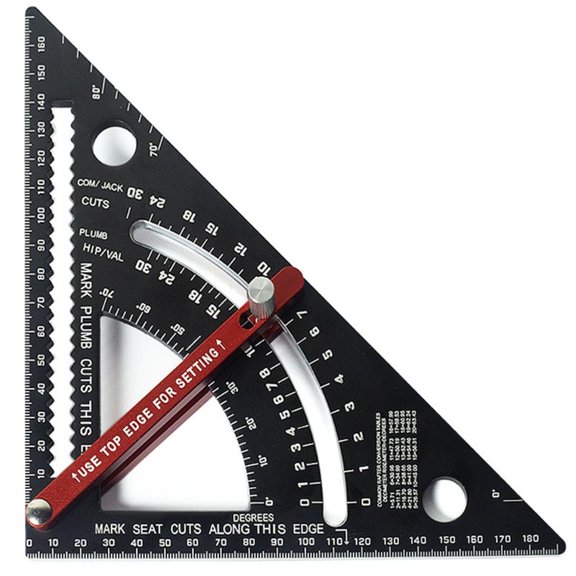 MOMOJIA Square Rafter Framing Square Layout Tool Aluminium Woodworking Measurement Tool