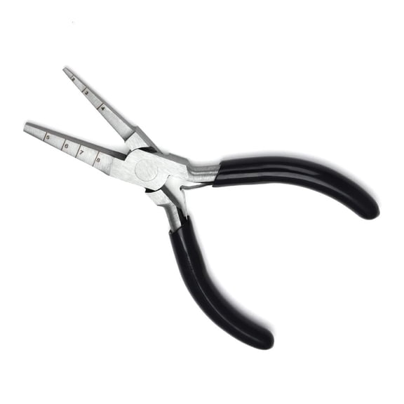 MOMOJIA Square/Round Mouth Wire Looping Pliers for Jewelry Making and Craft Projects with Comfortable Grip Reduced Hand Fatigue