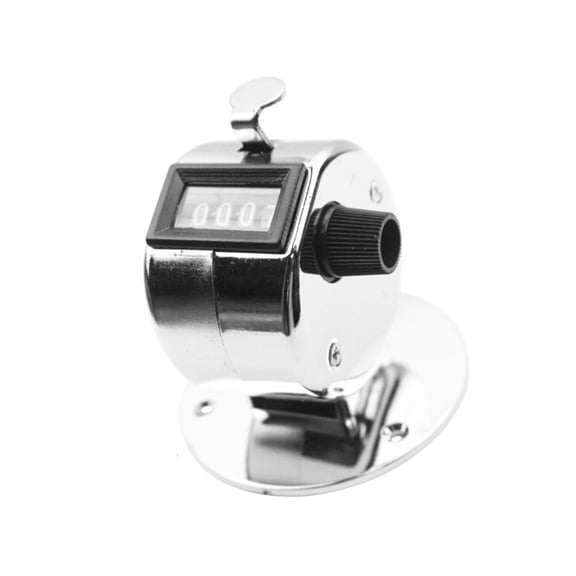MOMOJIA Stainless Manual Clicks Counter Handheld Mechanical Tally Tool With Resets Knob