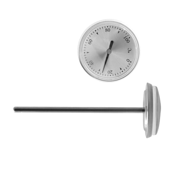 MOMOJIA Stainless Steel Milk Temperature Gauge Practical Kitchen Thermometer for Baking