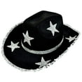 thumbnail image 1 of MOMOJIA Star Cowboy Hats Shimmering Crystal Hat for Disco House Cocktail Parties, 1 of 12