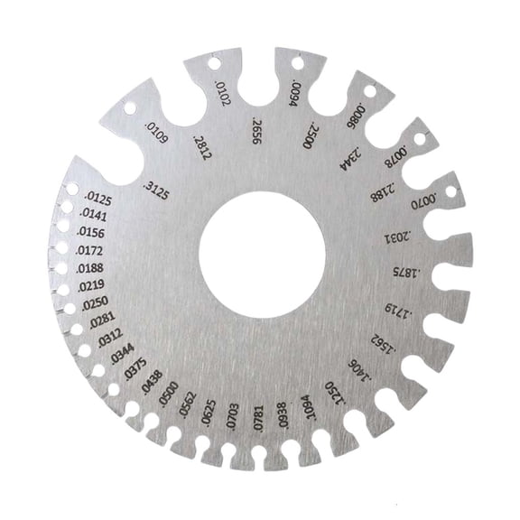 MOMOJIA Steel Multiple Function Welding Gauges Featuring Clear Scale Weld Inspection Gauges for Wire Thickness & Weld Size Checking