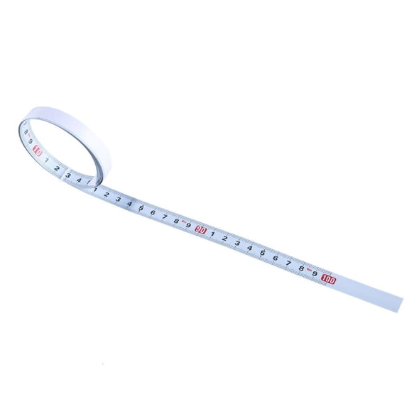 MOMOJIA Steel Self-Adhesive Measuring Tape,Metric Scale Workbench Ruler,Sticker Measure Tape with Adhesive Backing