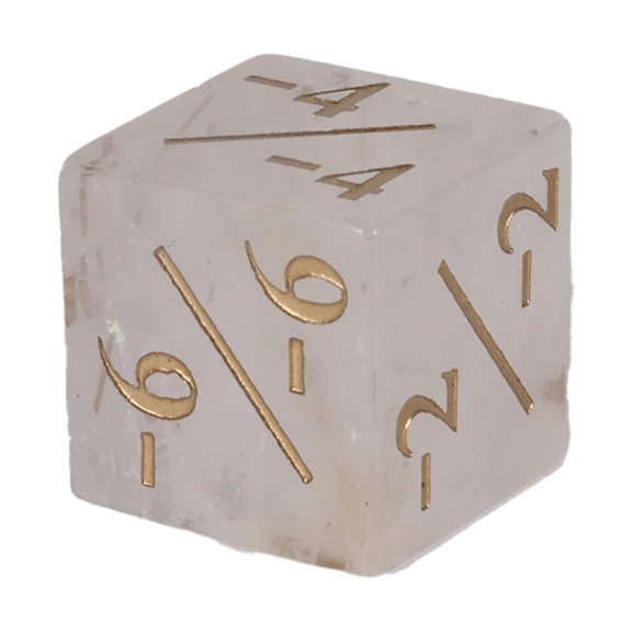 MOMOJIA Strong Hexagonal Calculation Tool Incised From Genuine Preciousstone For Strengthened Table Game Experience