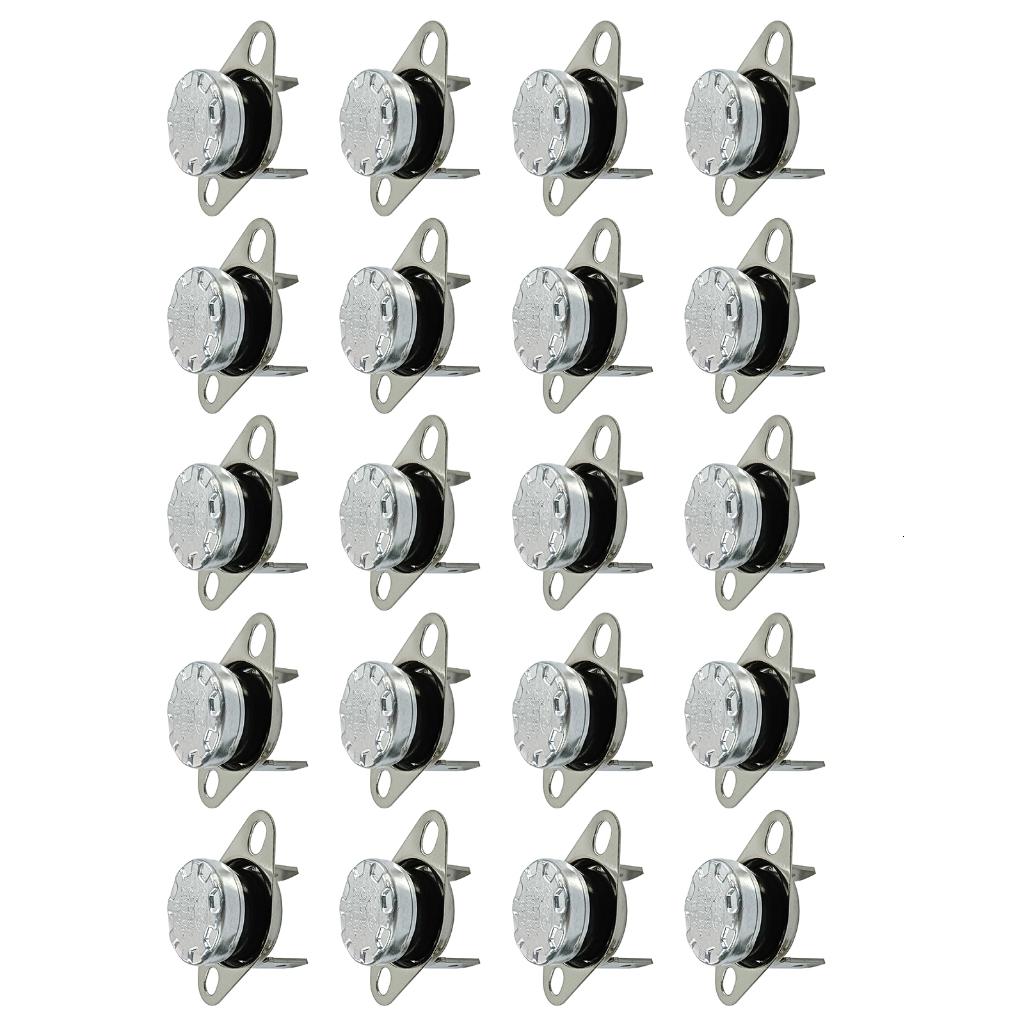 MOMOJIA Thermals Switches 90°C 250V 16A Normally Closed Bimetal ...