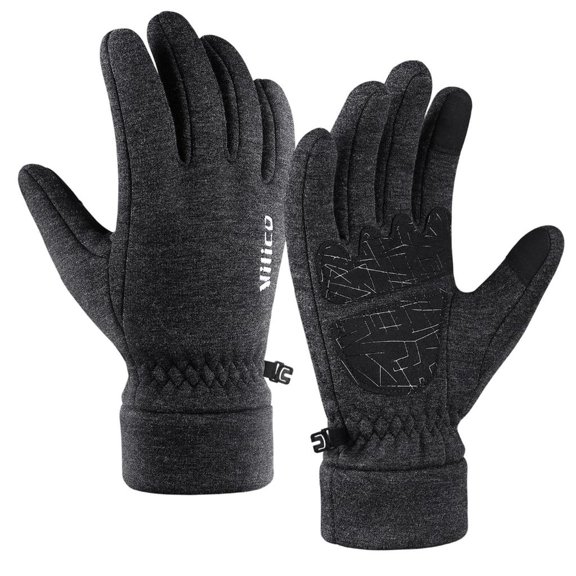 MOMOJIA Thermals Winter Cycling Glove With Touchscreens Function Windproof Design & Nonslip Grip Gloves For Cold Weather Biking