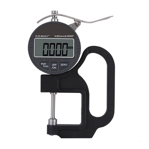 MOMOJIA Thickness Gauge 0-25.4mm/1" 0.00005" Resolution Measuring Tool Precise Meter