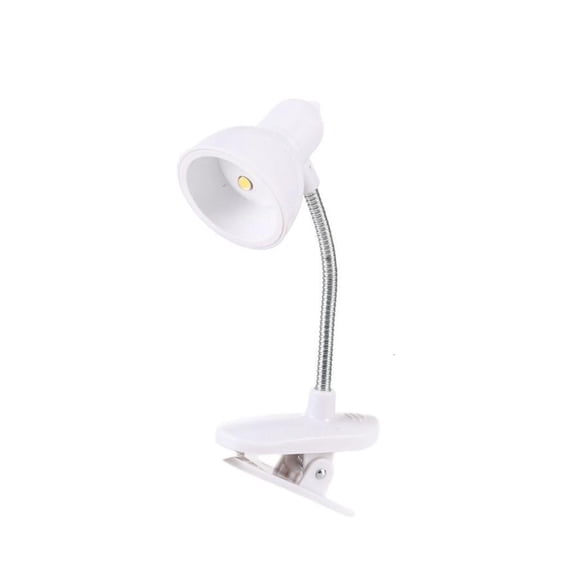MOMOJIA Tiny Clip On Desk Lamp 360 Degree Adjustable Neck Portable Clamp On LED Lamp