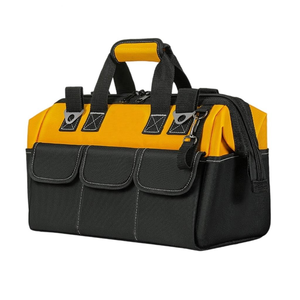 MOMOJIA Tool Bag Wide Mouth Tool Storage Bag Tool Organizer Bag Screwdriver Home