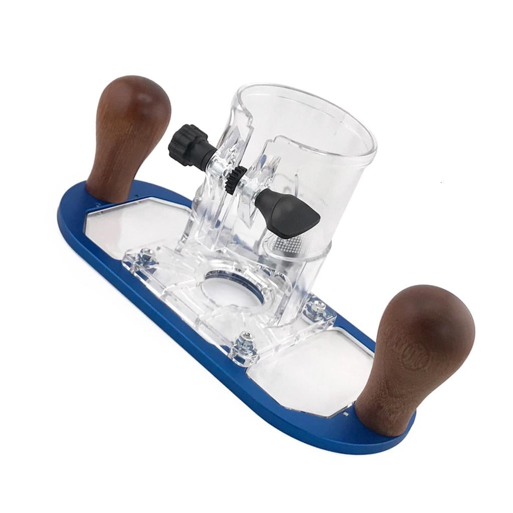 MOMOJIA Transparent Acrylic Router Base Cover For Precise Control And Secure Workpiece Handling