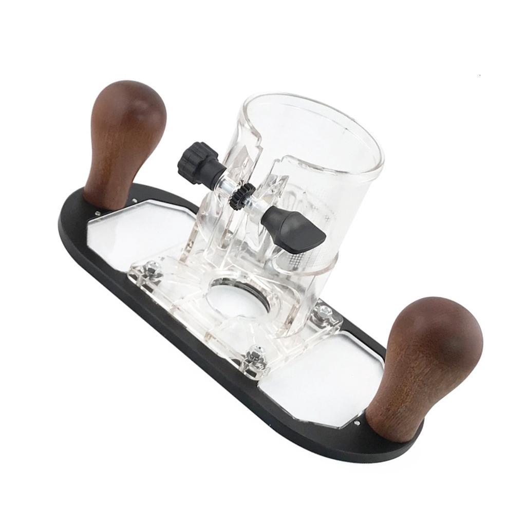 MOMOJIA Transparent Acrylic Router Base Cover For Precise Control And Secure Workpiece Handling