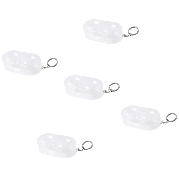 MOMOJIA Transparents Table Tennis Ball Storage Container Holds Hard Plastic Light weight Travel Friendly Hook Attachment
