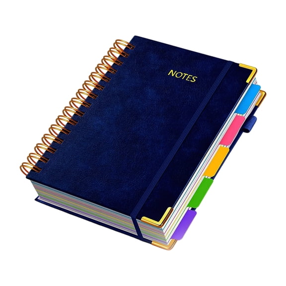 MOMOJIA Twin Coil Binding Notebook 300 Pages Lined For Writers and Students 10x8Inch