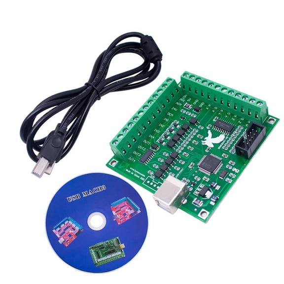 MOMOJIA USB Breakouts Controller Board Featuring 4 Axes Interfaces and 100Khz Output