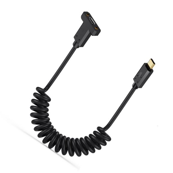 MOMOJIA USB5 Type C Spring Loaded Cable 240W PD3 1 Charging 80Gbps Transfer Double 8K 16K Display