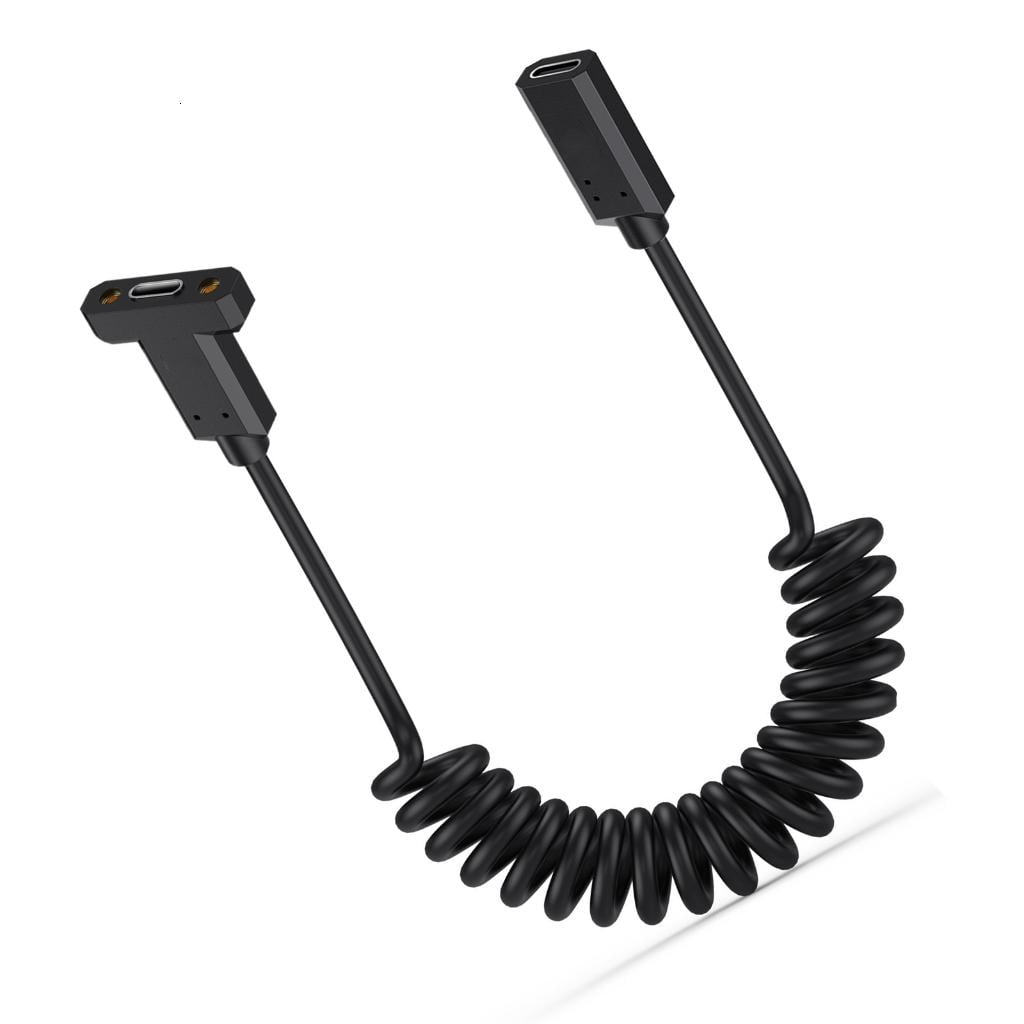 MOMOJIA USB5 Type C Spring Loaded Cable 240W PD3 1 Charging 80Gbps ...