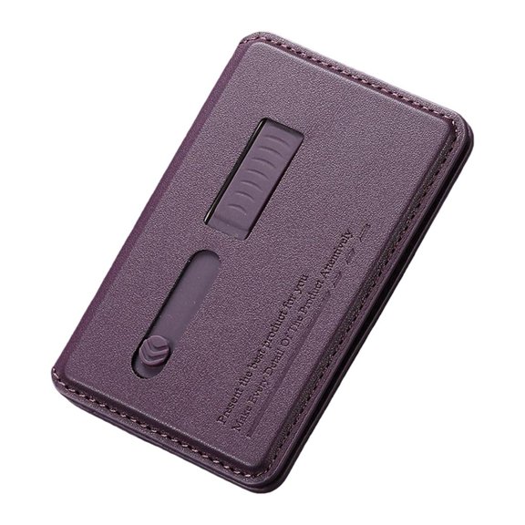 MOMOJIA Universal Magnetic Wallet Foldable Phone Stand Card Holder PU1eatherMobile Accessory for All Smartphones