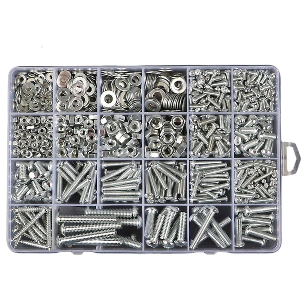 MOMOJIA Upgrades Iron Screw set Essential Screw Assortment for Various DIY Projects