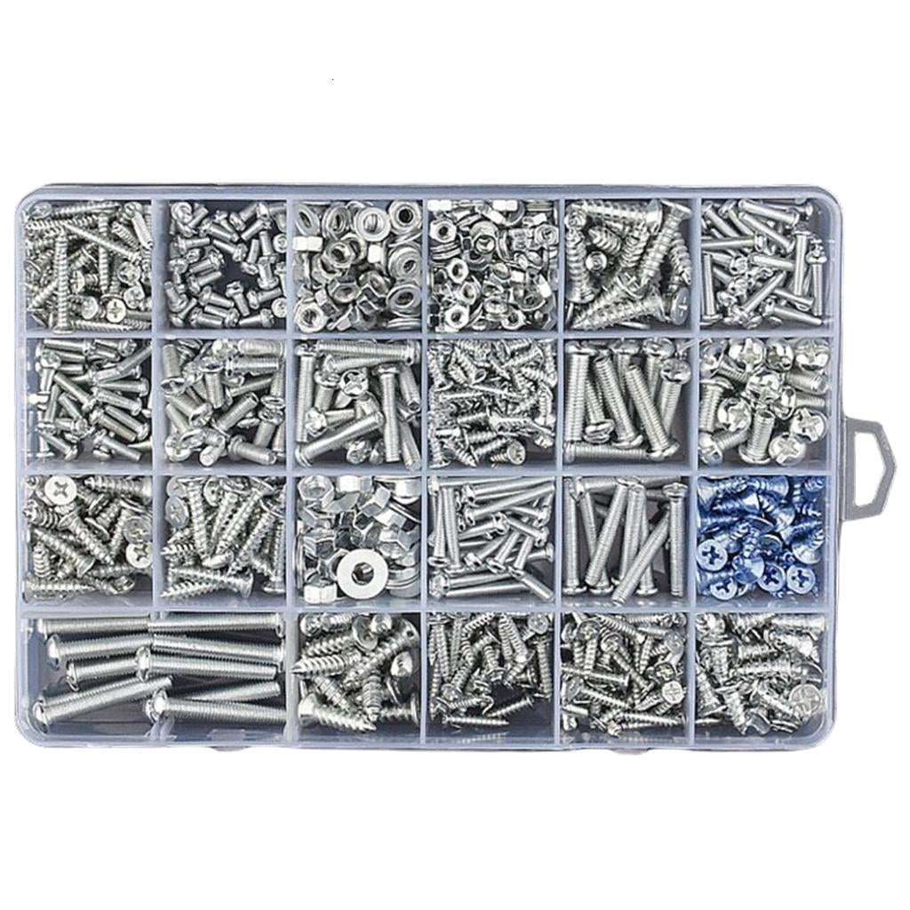 MOMOJIA Upgrades Iron Screw set Essential Screw Assortment for Various DIY Projects