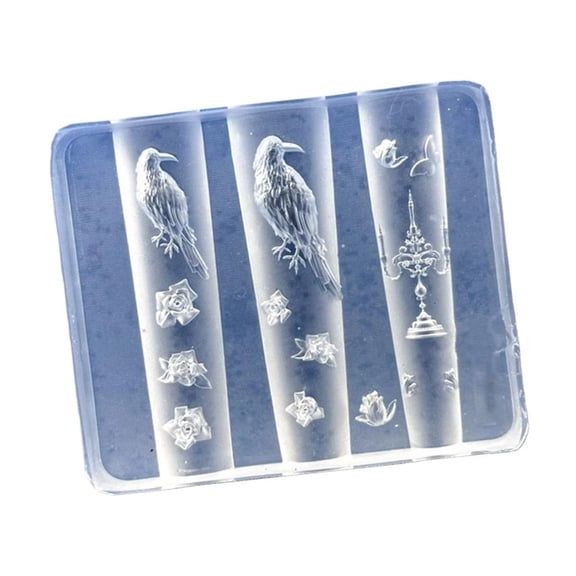 MOMOJIA Versatile Embossed Silicone Mold Set For Handmade NailCha--Phone Case Decorations And Crafting Resin Jewelry