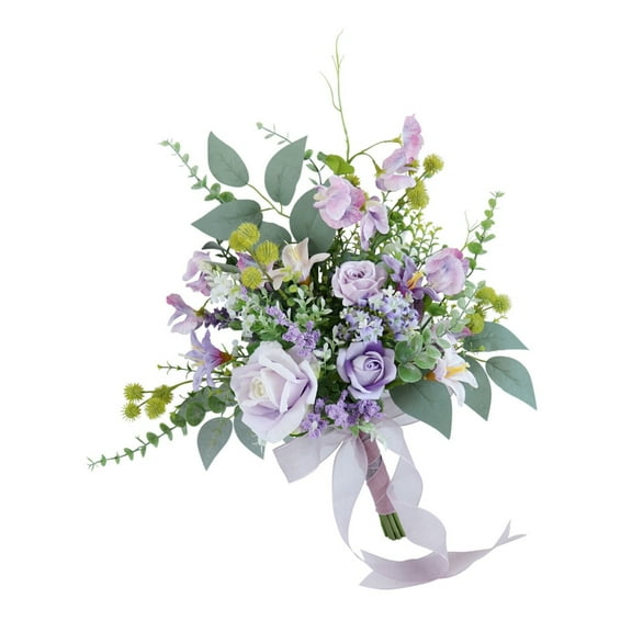 MOMOJIA Versatile Hand Tied Flowers Bridal Bouquets Flower Stylish Simulated Blooms