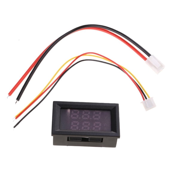 MOMOJIA Voltage Current Power Meter Blue + Red Dual Color Display Multimeter Amperage-