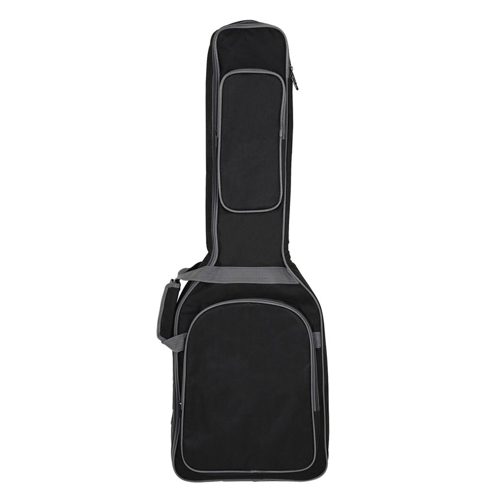 MOMOJIA Waterproof Electric Guitar Gig Bag with Shock Absorbent Padding Breathable Back Support Multiple Organizational Pockets