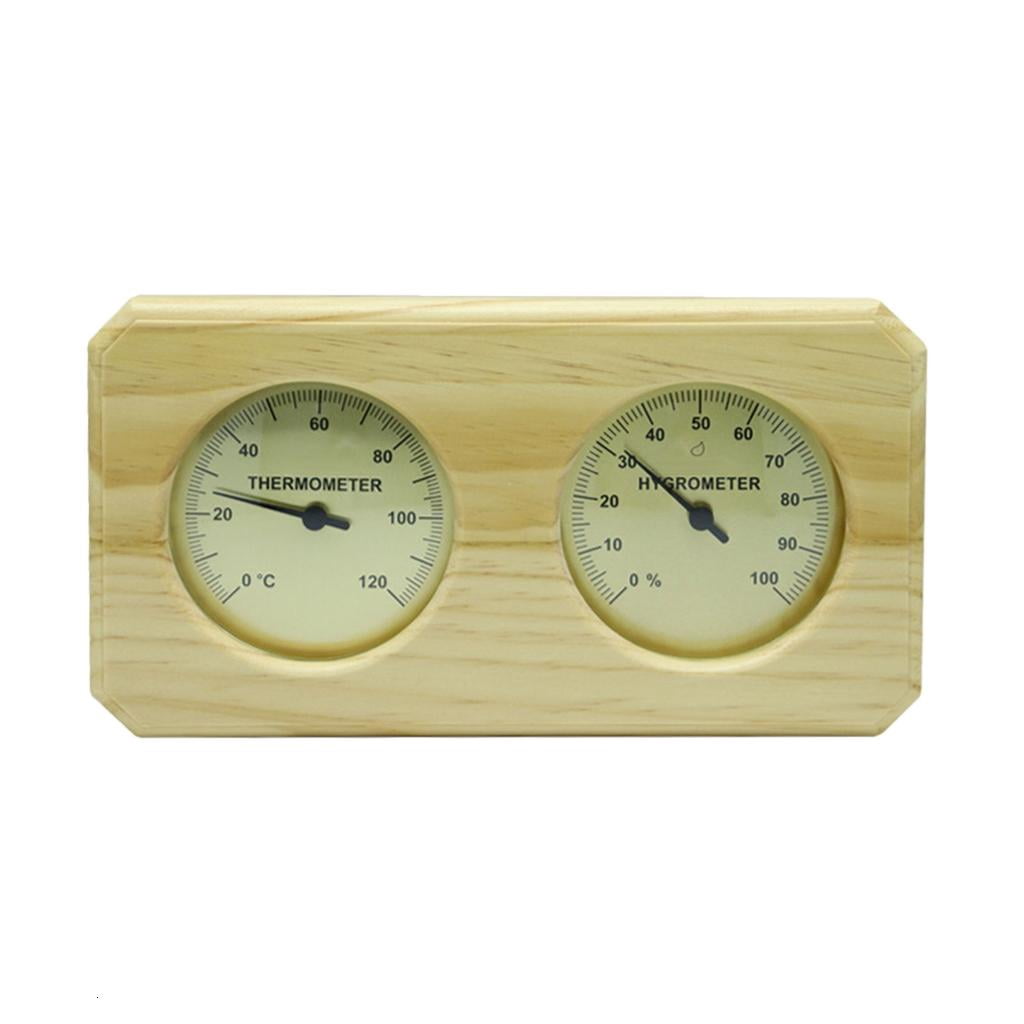 MOMOJIA Waterproof Wall Mounted Temperature Humidity Measurement Meter Sauna Room