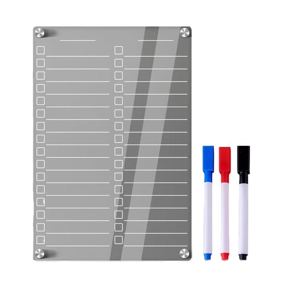 MOMOJIA Whiteboard with Markers for Kitchen Menu Planning and Daily Schedule Management