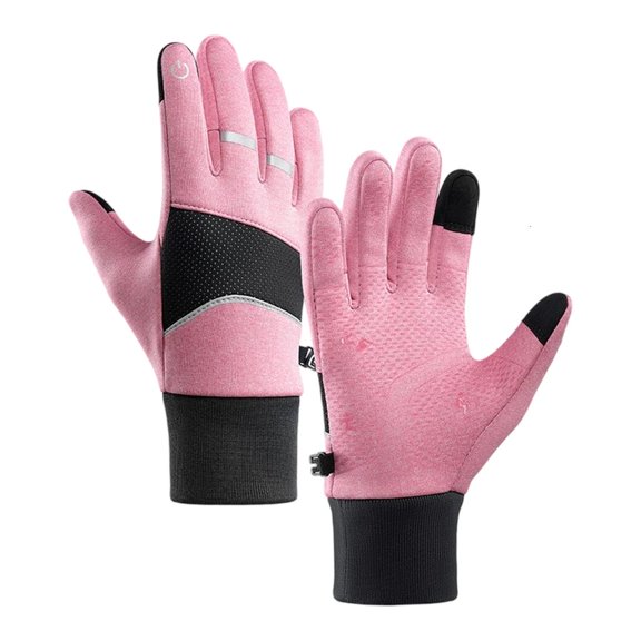MOMOJIA Windproof Thermals Gloves For Skiing Cycling Touchscreens Function Waterproof Construction Comfortable Fit Wrist Cuffs