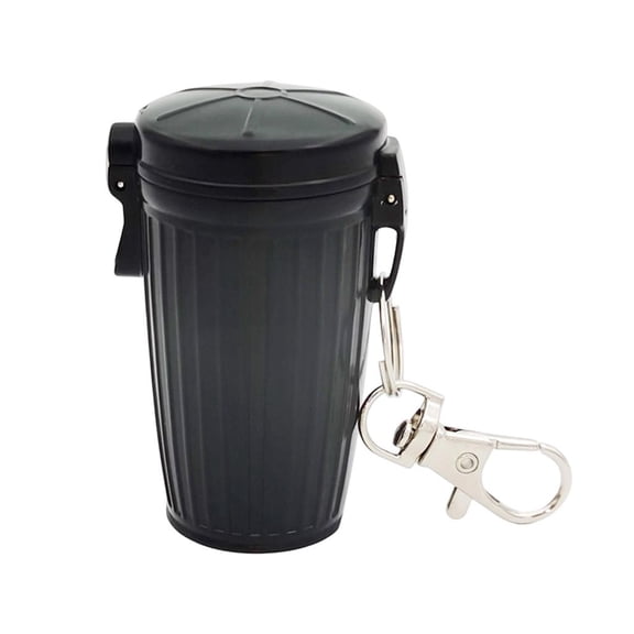 MOMOJIA Windproof Travel Ashtray Metal Portable Ashtry Ashes Container Bin For Outdoor Activity Hiking Camping Car Office