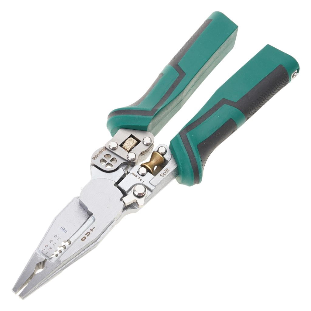 MOMOJIA 8 In 1 Wire Stripper Wire Stripping Tool with Voltage Tester Cable Cutters