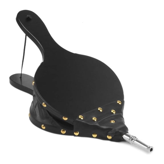 MOMOJIA Wood Fire Blower with Hanging Strap Fireplace Bellows for BBQ, Outdoor Camping