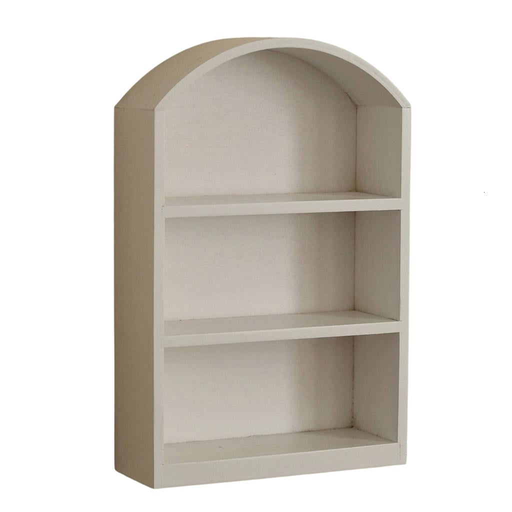 MOMOJIA Wooden Desktop Display Cabinet With Tempered Glass Door Multifunctional Storage Organizers For Home Office Decors