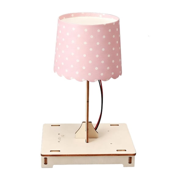 MOMOJIA Wooden Science Experiment Lamp With Quick Response Sensor DIY Learning Tool For Physics Class And Homework Activities